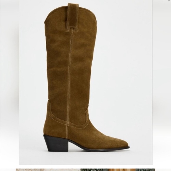 MWT ZARA COWBOY BOOTS 100% COW LEATHER SIZE 6.5 EUR 37
🚨FIRM PRICE - Picture 16 of 16